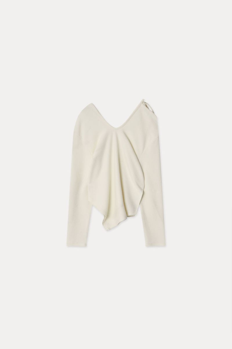 SLIT OFF TOP_IVORY