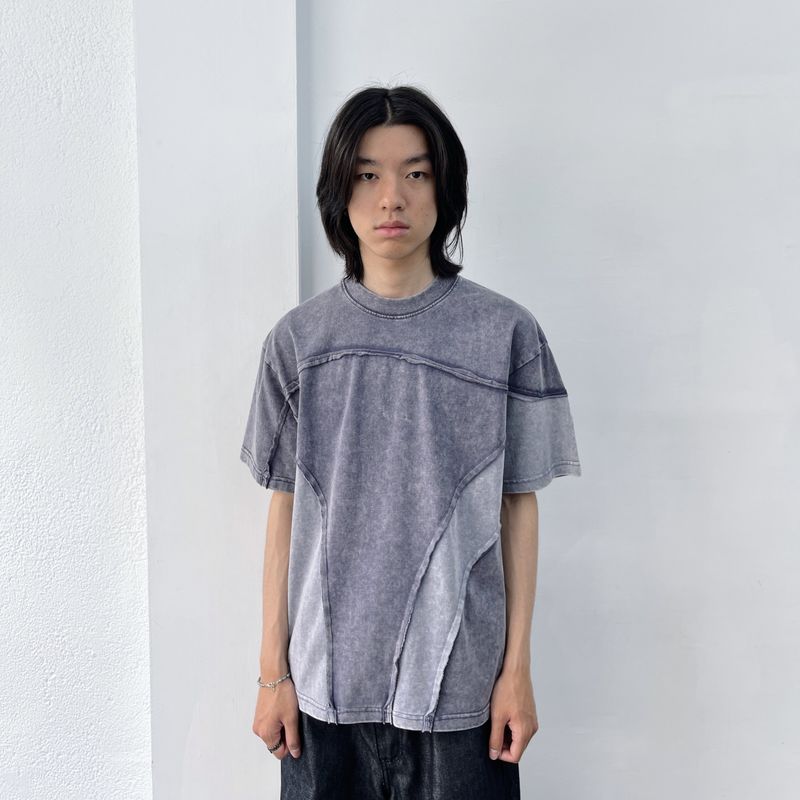 FADE MEET（フェードミート）の「High-Street Silhouette Asymmetric Paneled Top（Tops）」