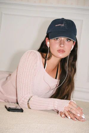 threetimes（スリータイムズ）の「マーメイドキャップ ネイビー（帽子）」