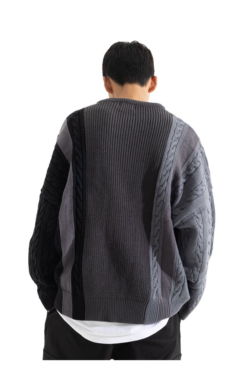 MULTIPLE INCISON CABLE KNIT MFONT002
