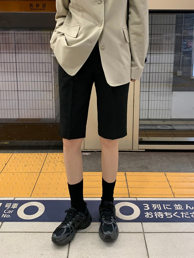 [MADE] Maatte Slit Biker Slacks