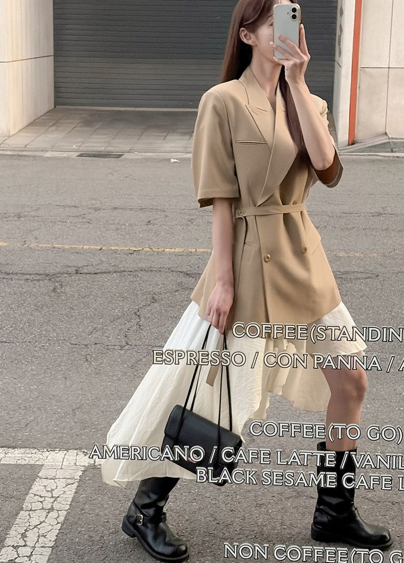 Midien short‑sleeve jacket