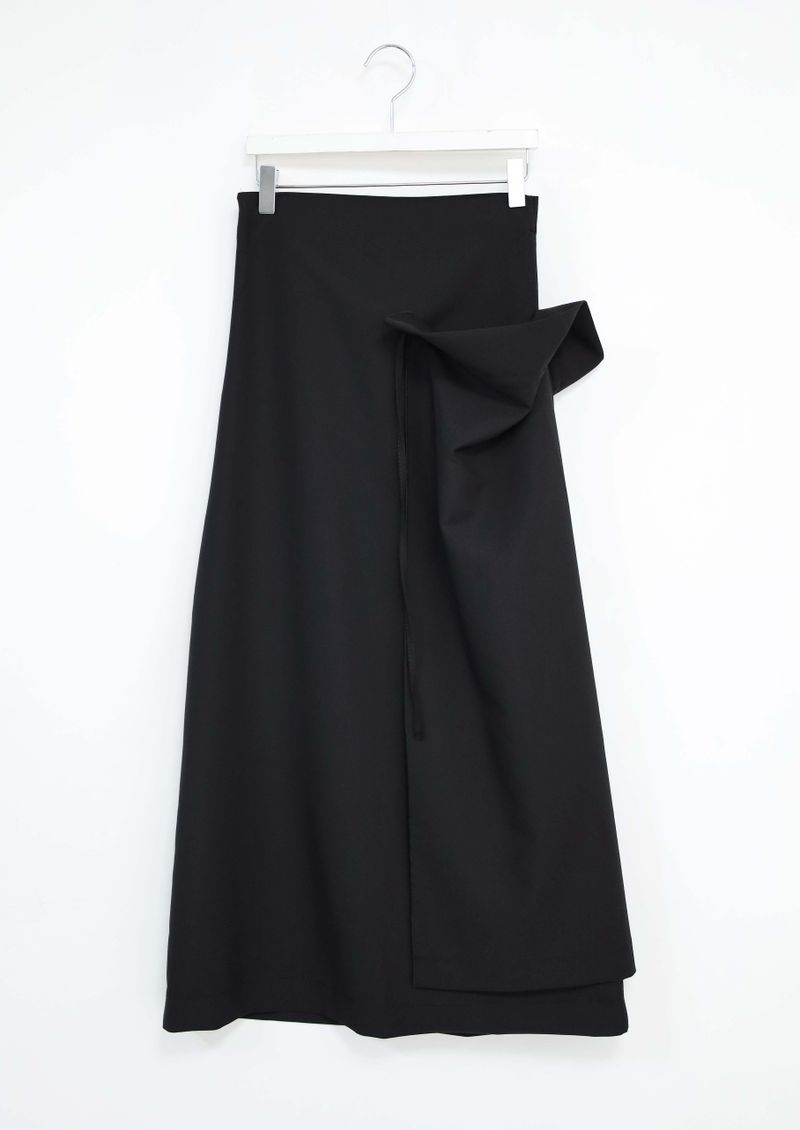 Wrinkle Layered Skirt