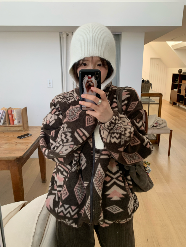 howu（ハウユ）の「ロアナルーズフィットノルディックフリースジップアップ(2c)（Jackets/Outerwear）」