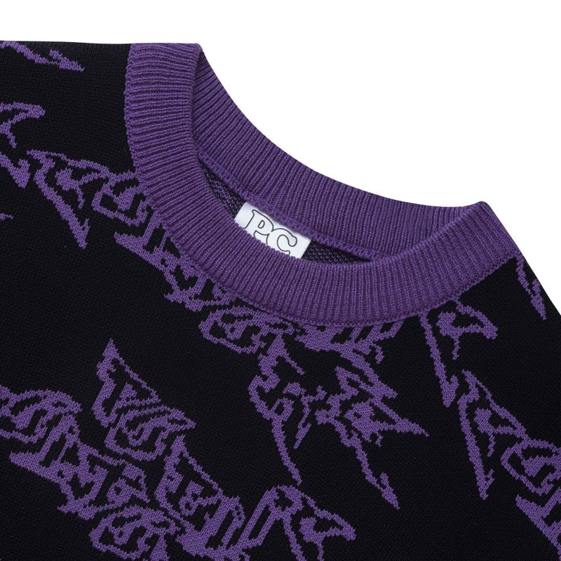 Bombing Knit Sweater - Black