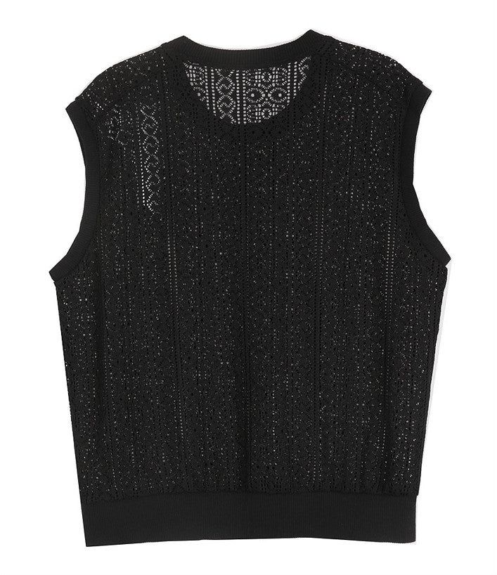 No.0266 pattern NET VEST