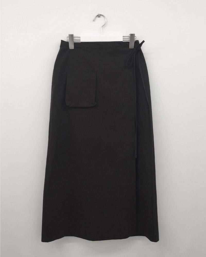 Scott Pocket Pencil Skirt (2color)