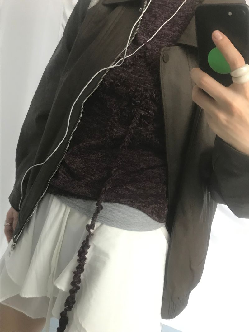 Creamy Star Knit Top