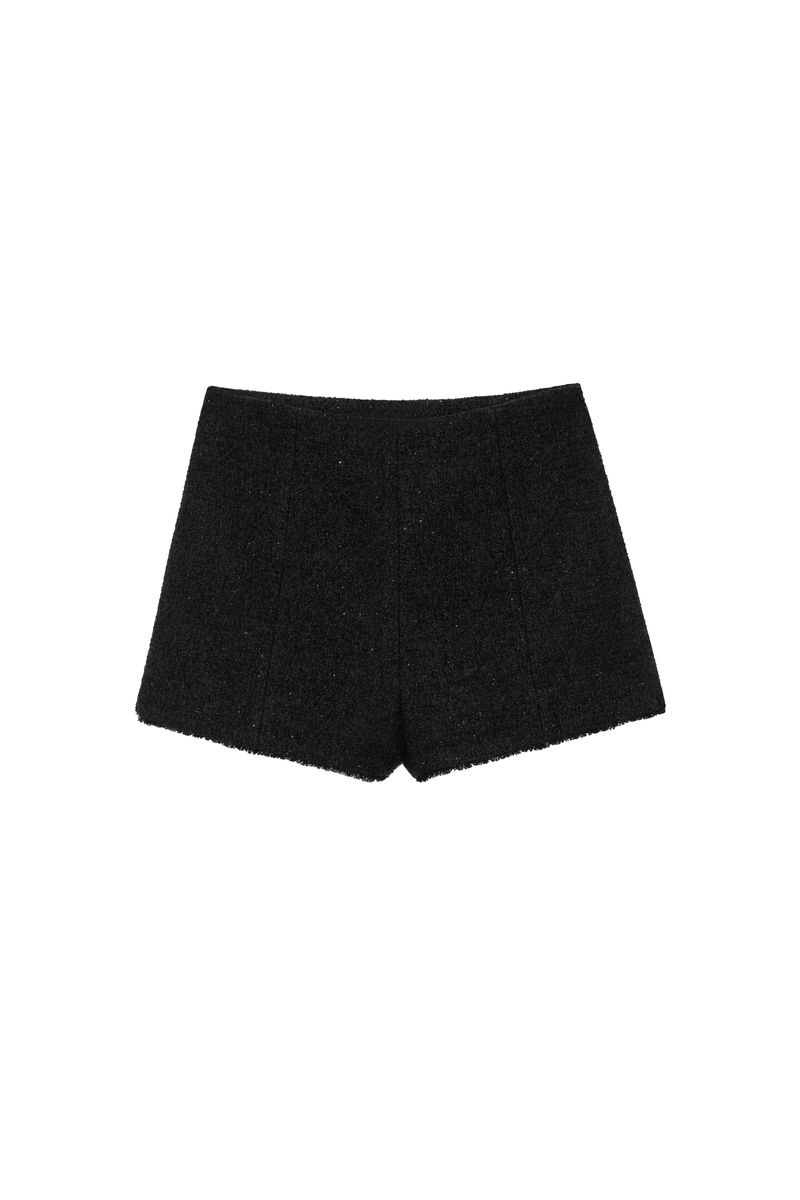 Atelier Tweed Pants, Black