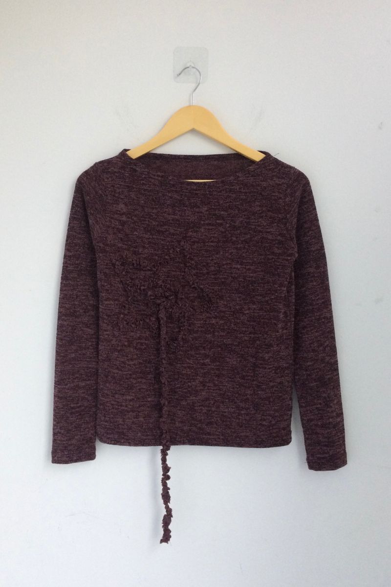 Creamy Star Knit Top