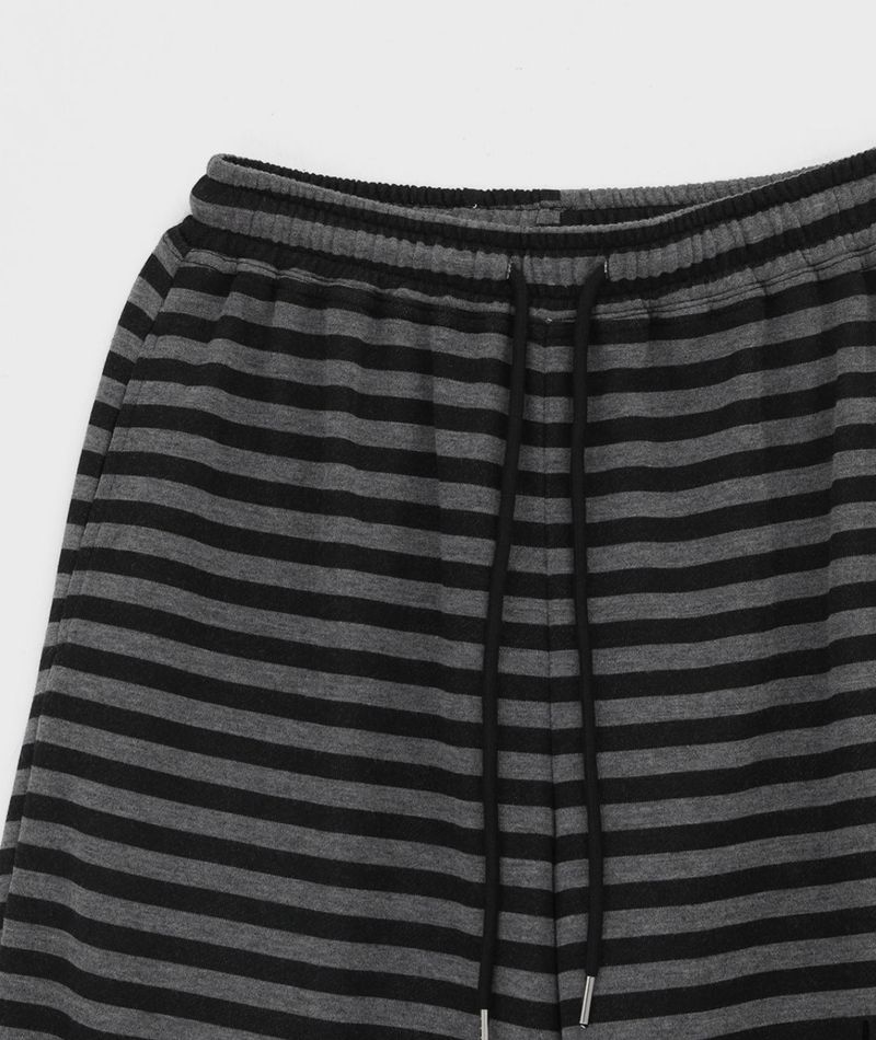 [B-BASIC] Stripe Banding Pants