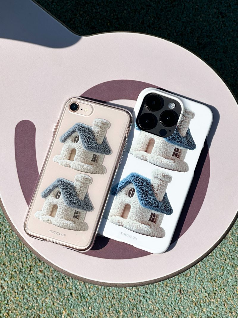 blue house case (Jelly hard)