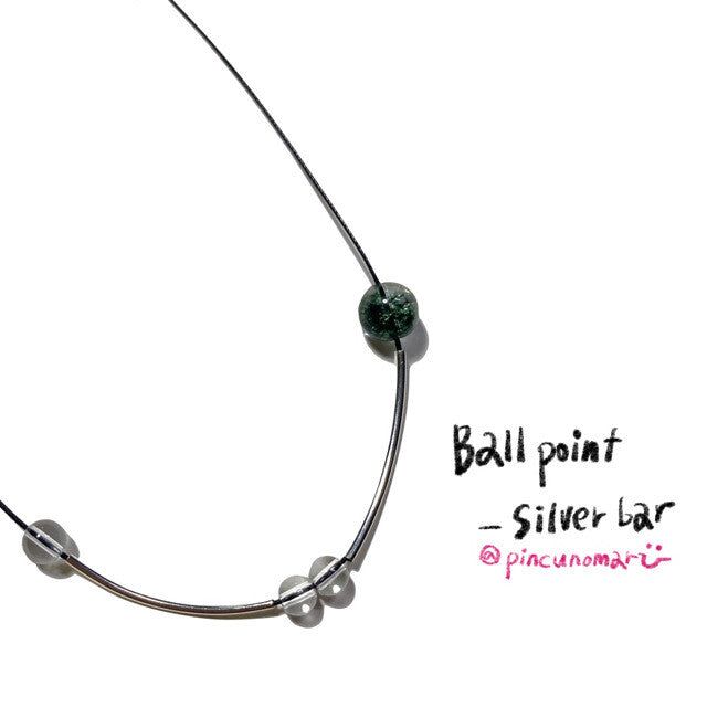 PINCUNOMARU(ピンクノマル)の「Ball point - Silver bar (4 type)(Accessories)」