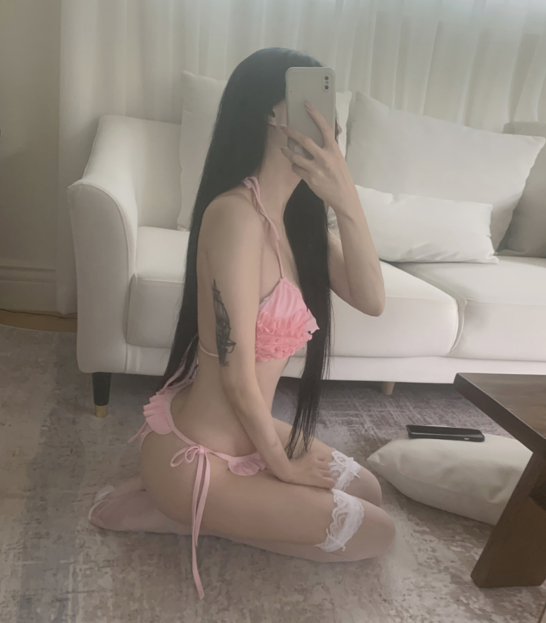 Mermaid Frill Bikini Set (pink)