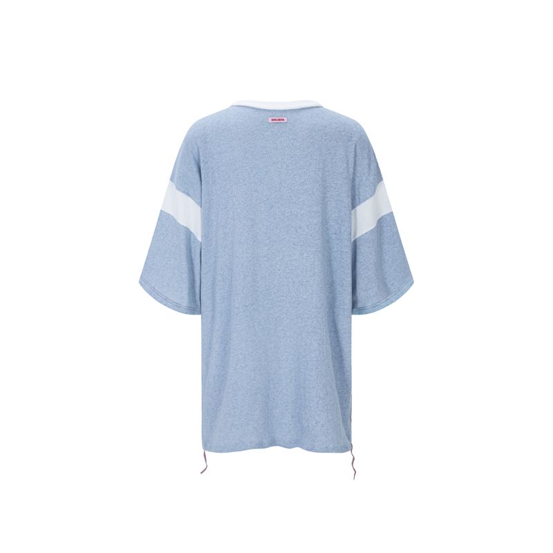 Devil cat T-shirts blue