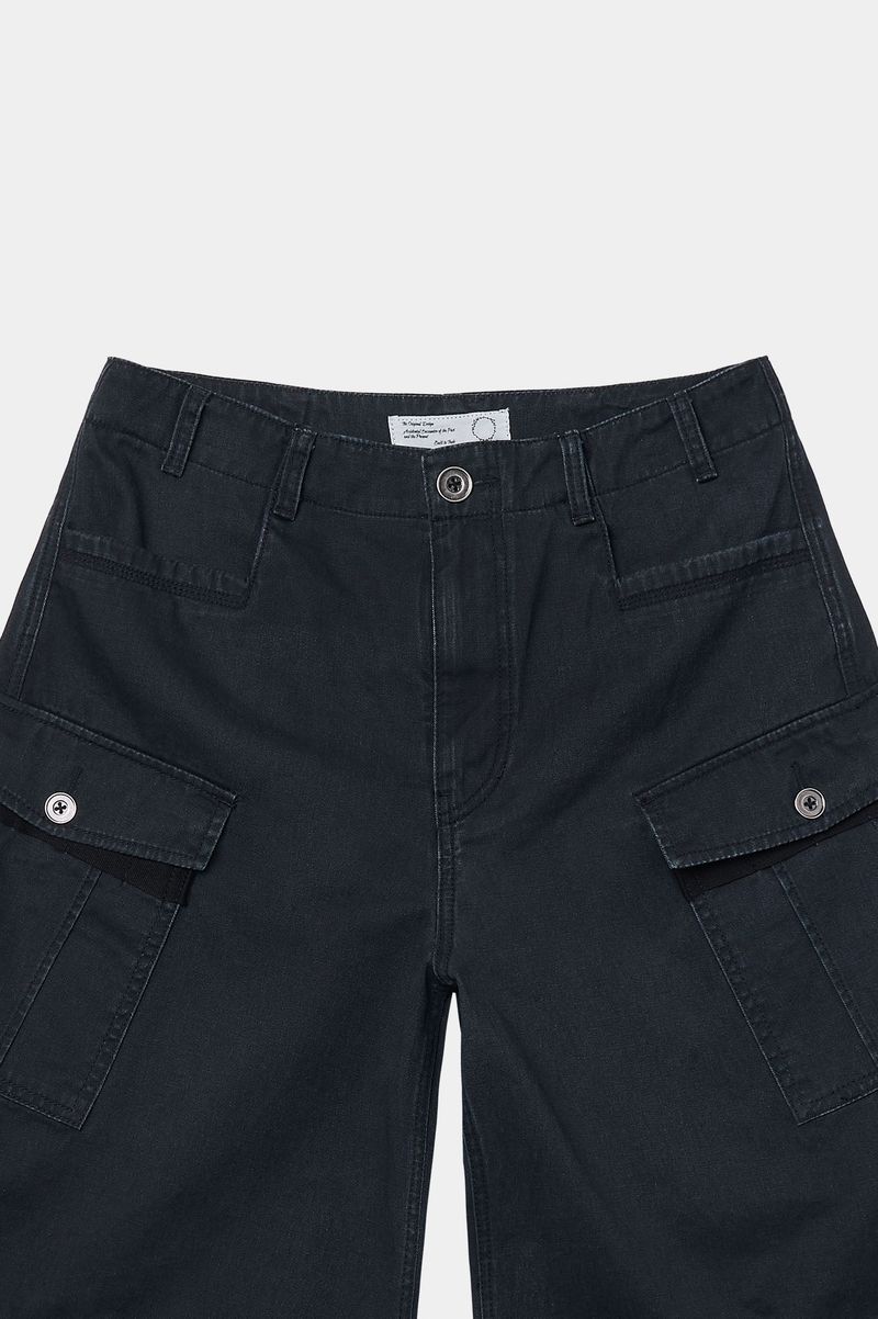 Monkey Pockets Cargo Shorts (Washed Navy)