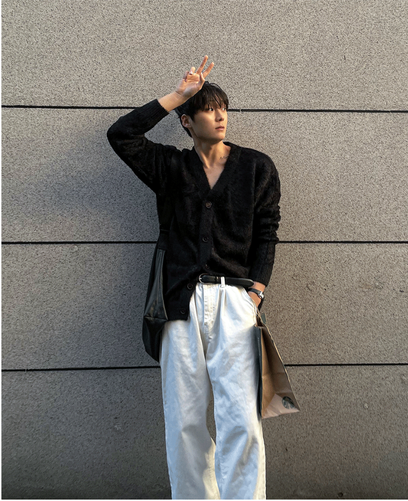 london mohair cardigan
