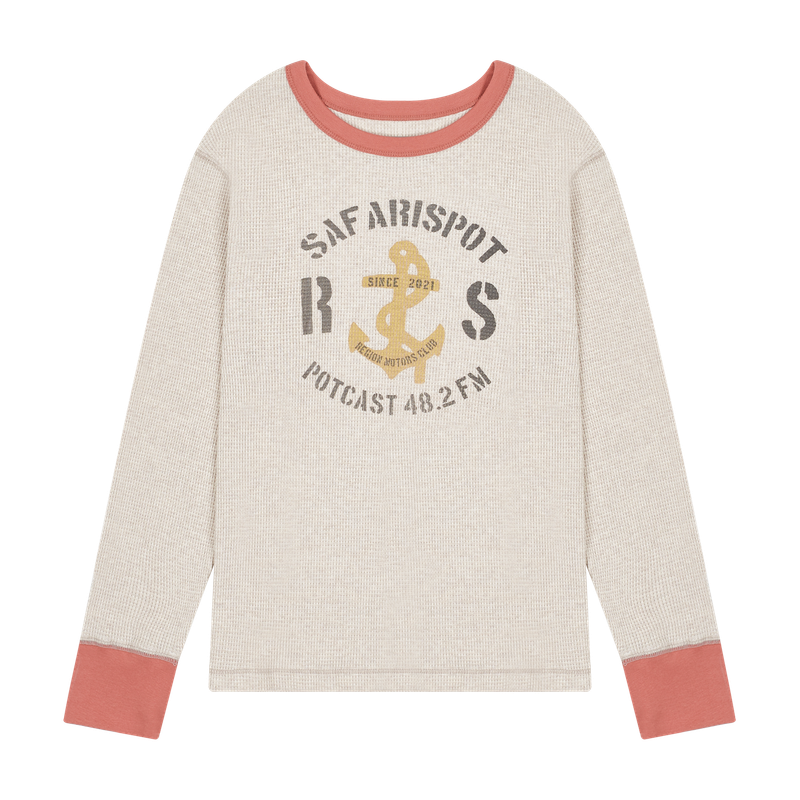  1/2 REGION MOTORS CLUB WAFFLE LONG SLEEVE (CREAM)