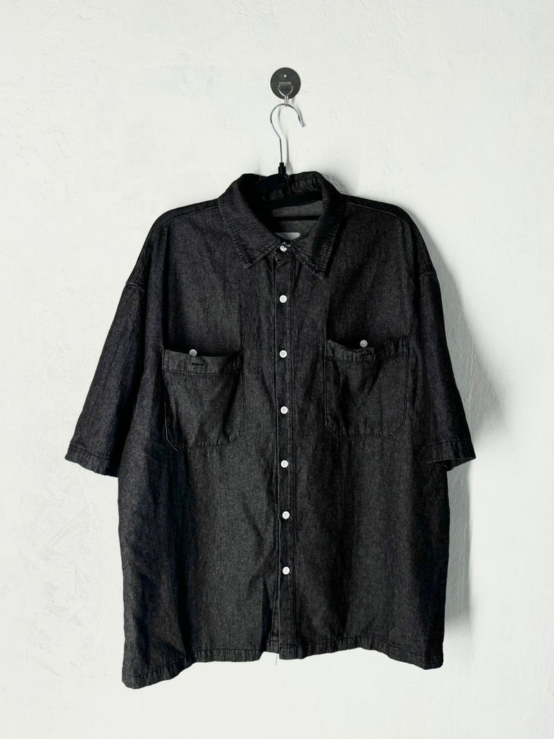 Diff denim short sleeve shirt 2C