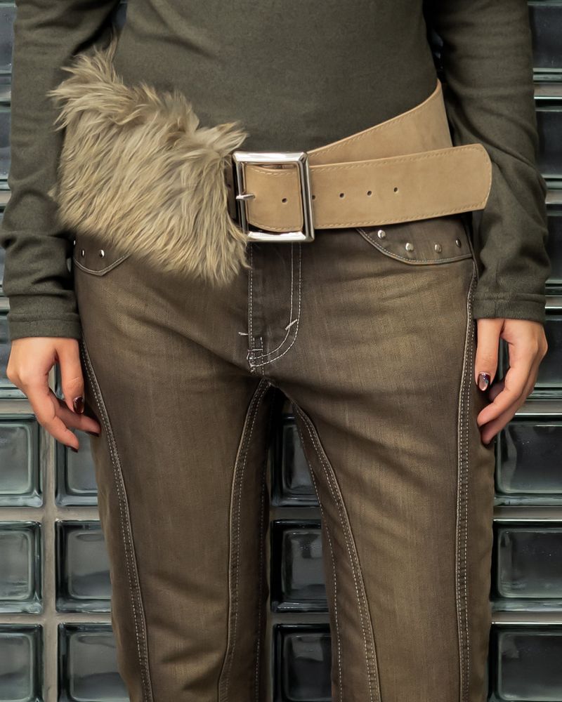 catha（カタ）の「Detachable Fur Belt（Fashion Accessories）」