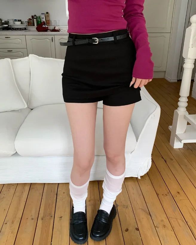ULAN(ユレン)の「Weekend Cotton Layered Skorts(Pants)」
