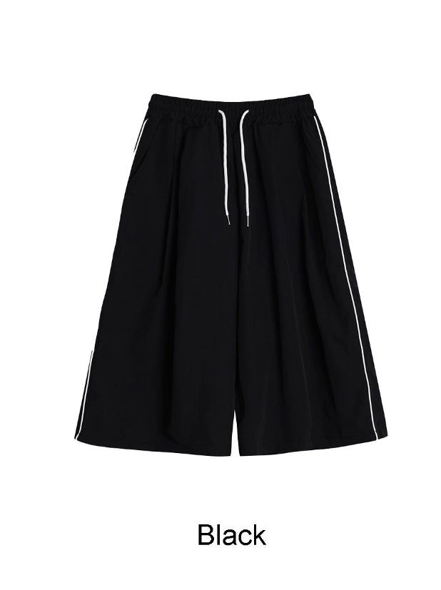 Tian Nylon Track Bermuda Pants