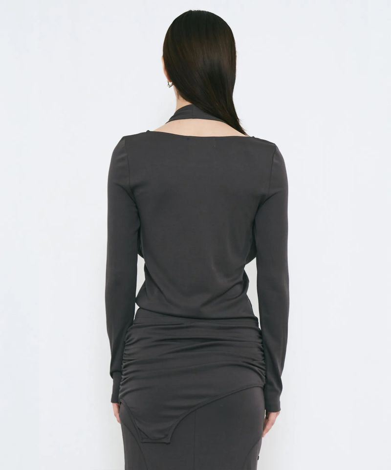 2WAY DRAPE LONG SLEEVE