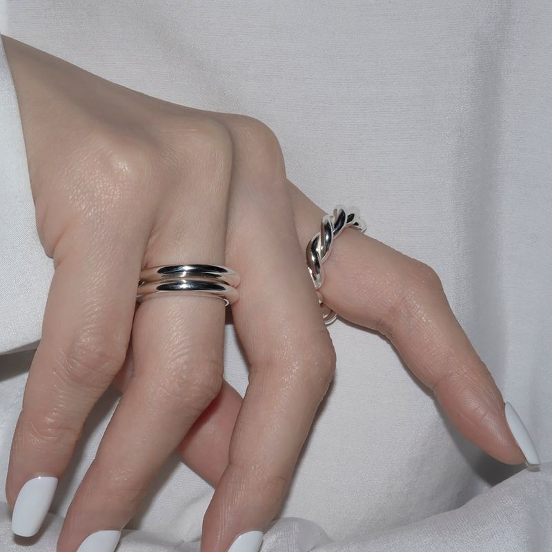 Bold twist ring