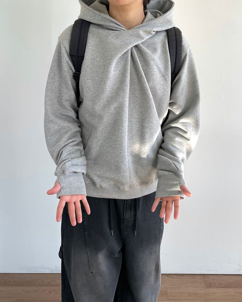 Twist Fingerhole Hoodie