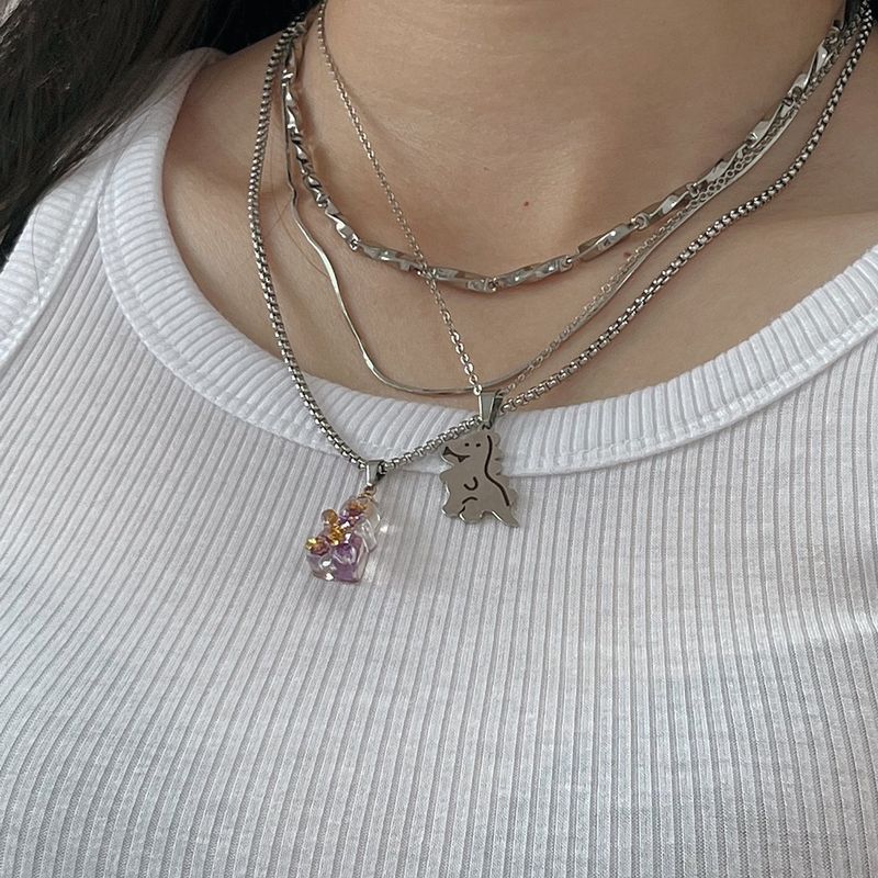 MADE dinosaur Necklace