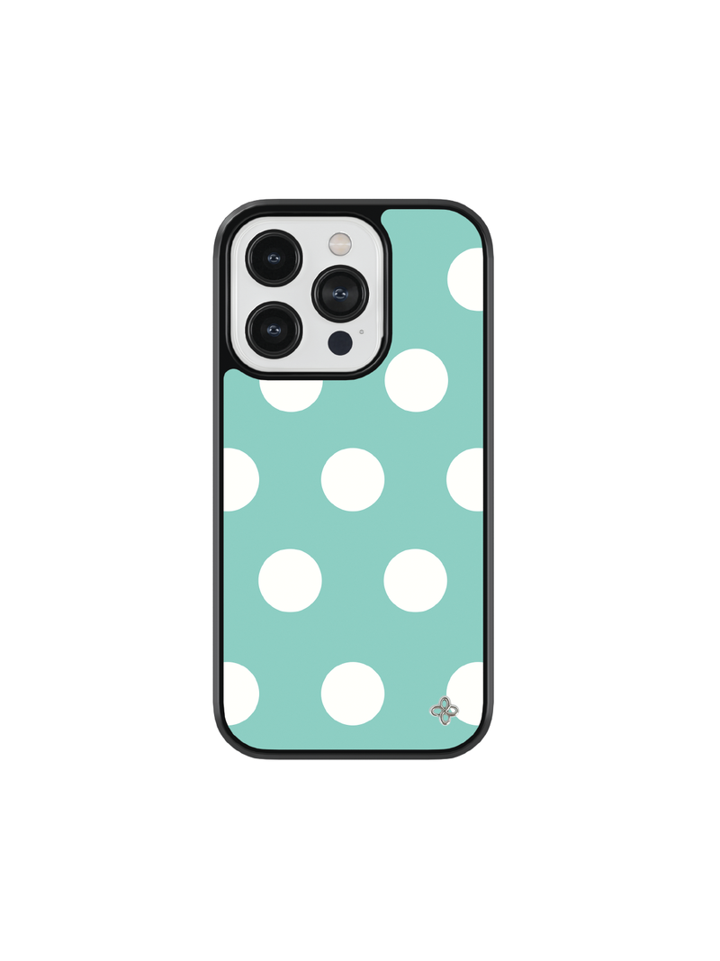 [Glass] Big White Dot Case
