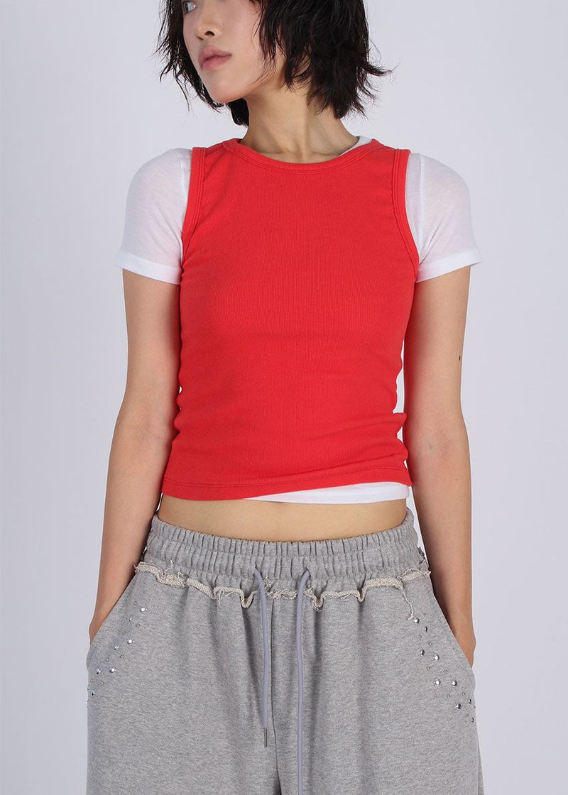 VIVID RIB SLEEVELESS