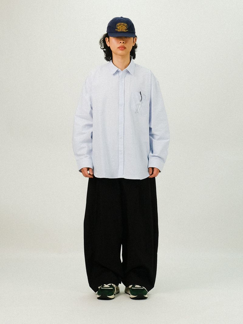 OD Deep One-tuck Wide Banding Pants