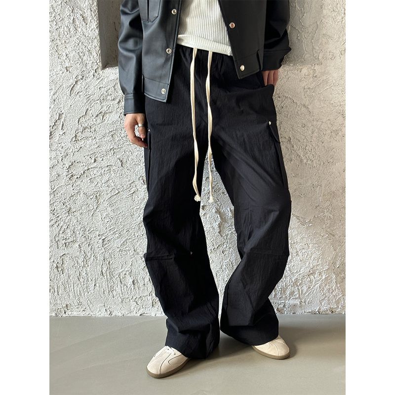 LAURANT（ロラン）の「[UNISEX] Flap string cargo banding pants (2color)（Pants）」