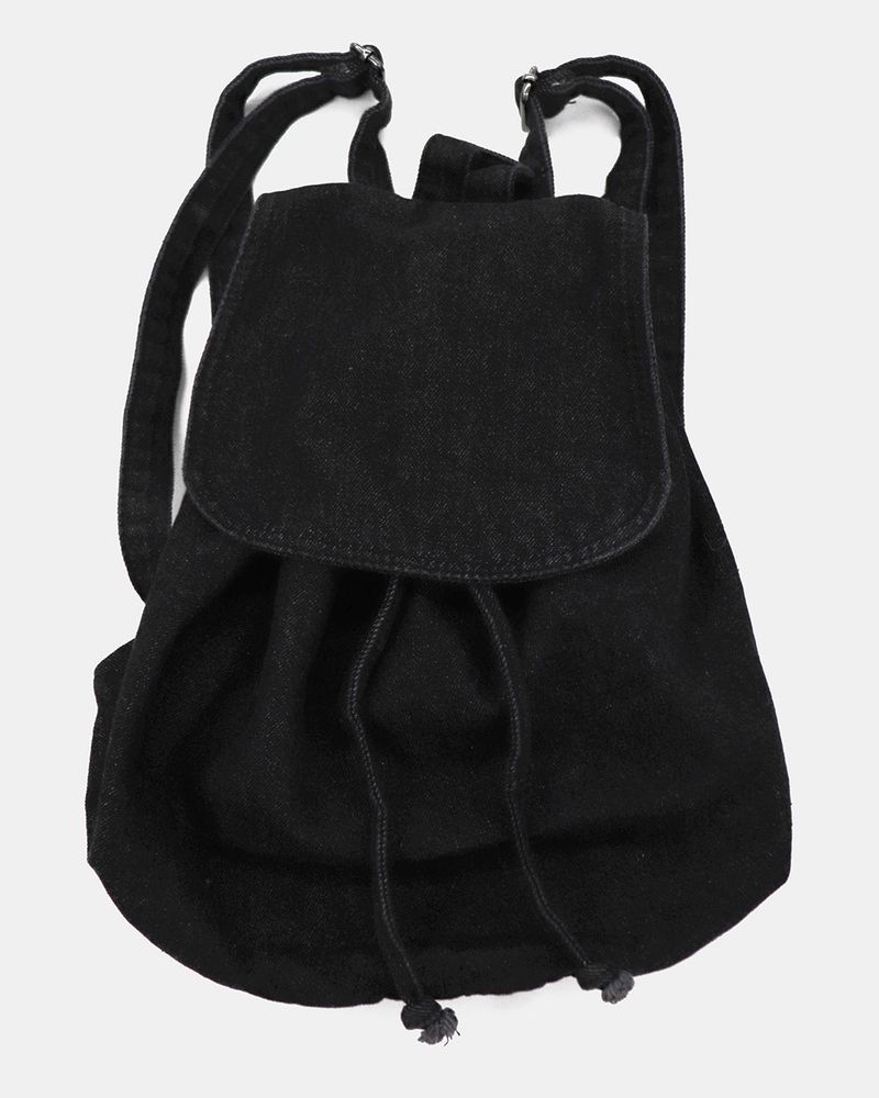 Taple denim cotton bucket backpack