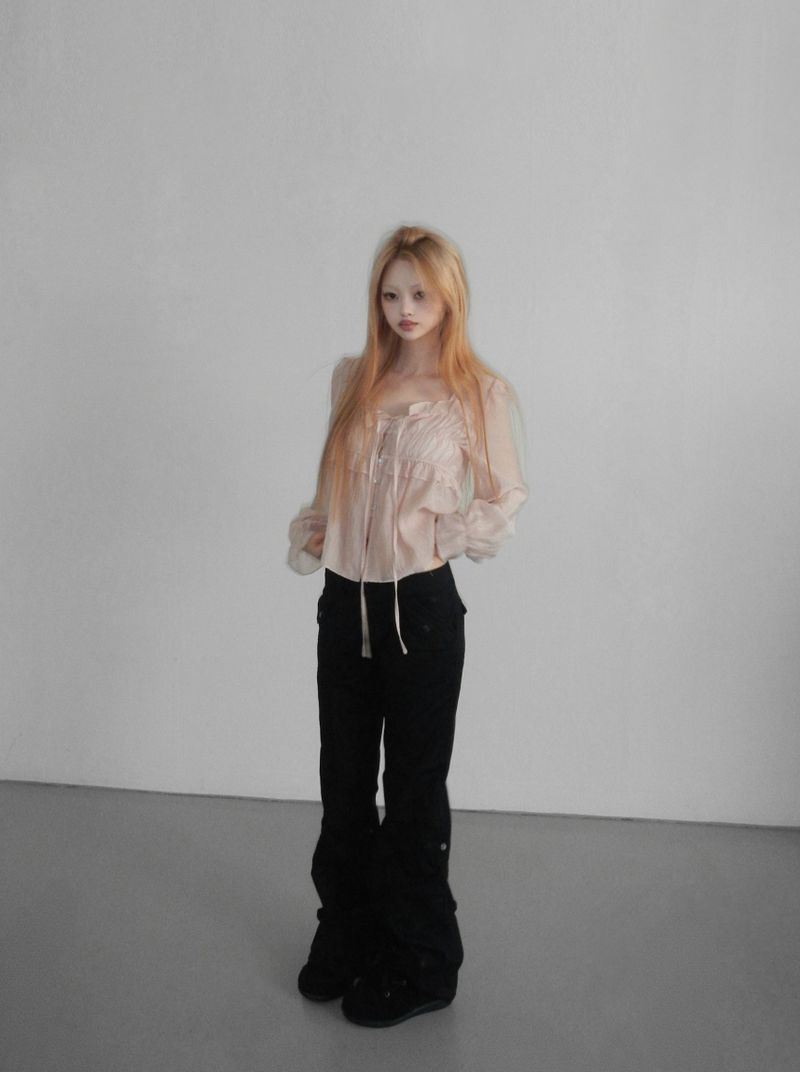 crispy 81 straight pants(2 color)