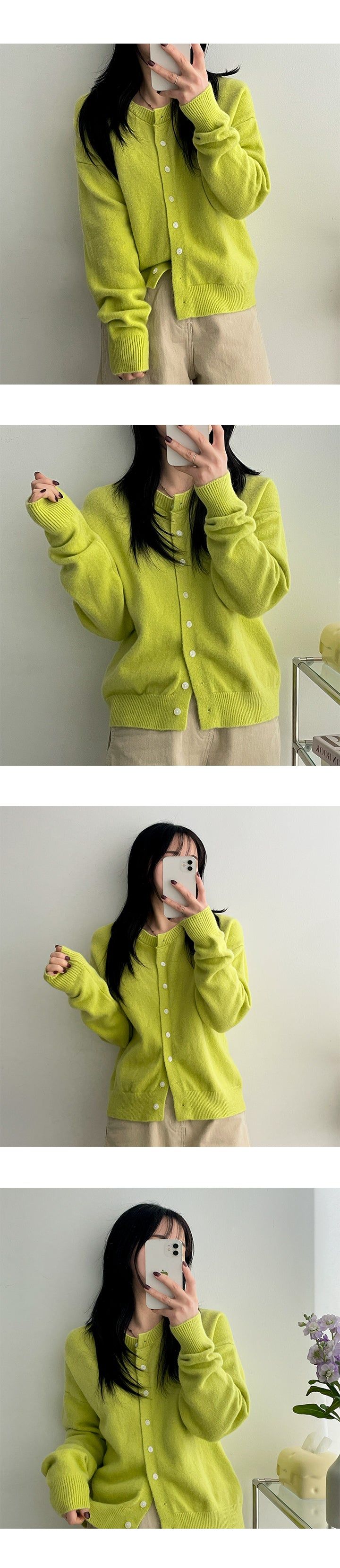 Roche snap knit cardigan