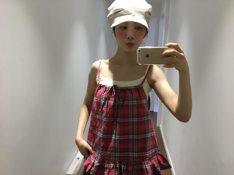 Maiden Check Sleeveless (2color)