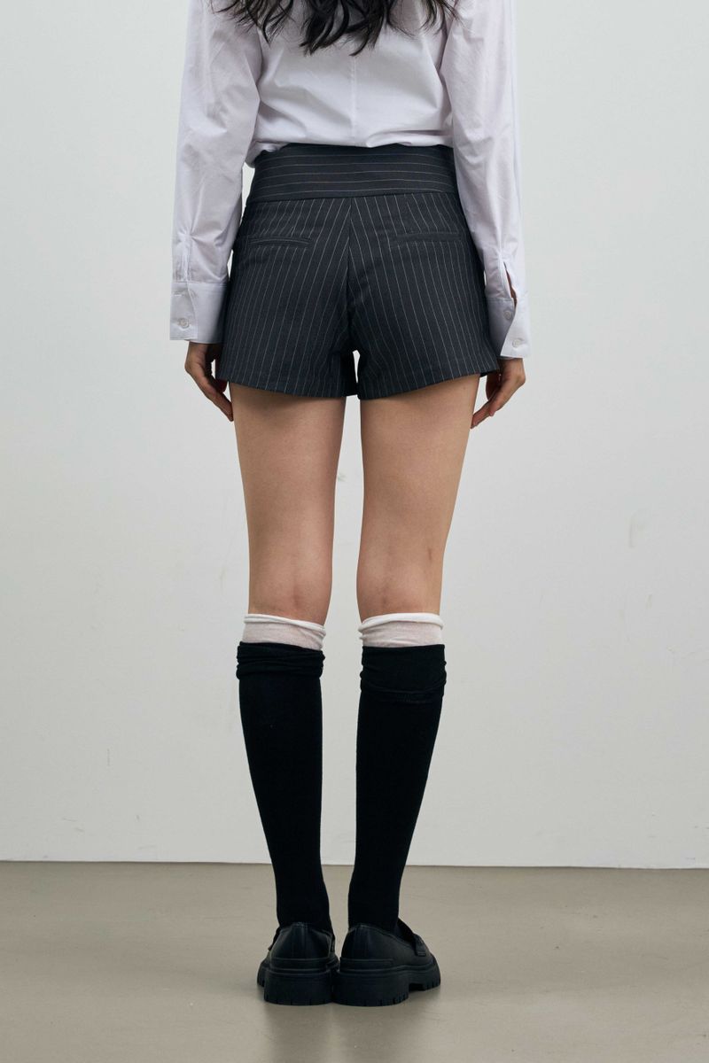 AVEL PINSTRIPE MICRO PANTS / CHARCOAL