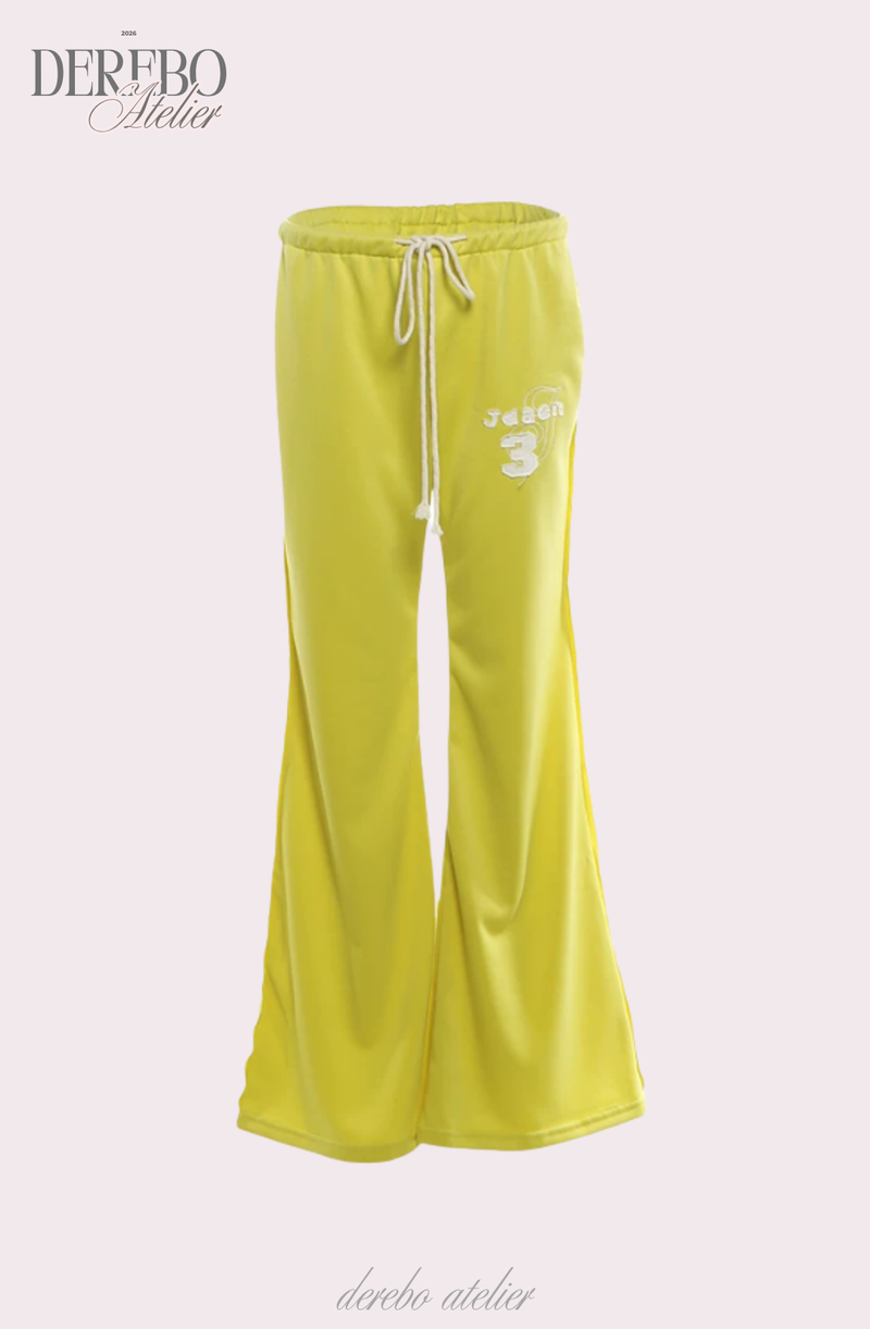 hot color long casual pants