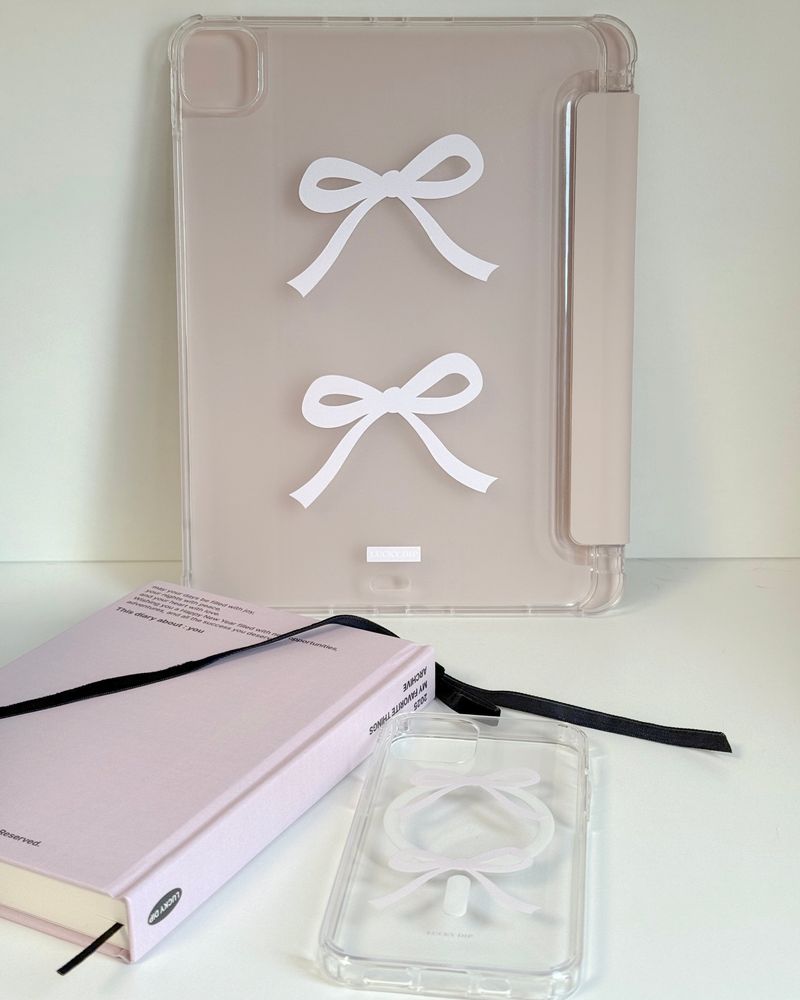 double ribbon Ipad case