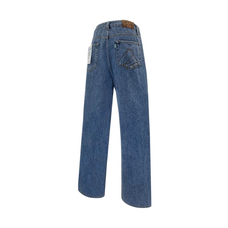 AAKE(アケ)の「AA OVERLAP LOOSE FIT DENIM (midium blue!)(Pants)」