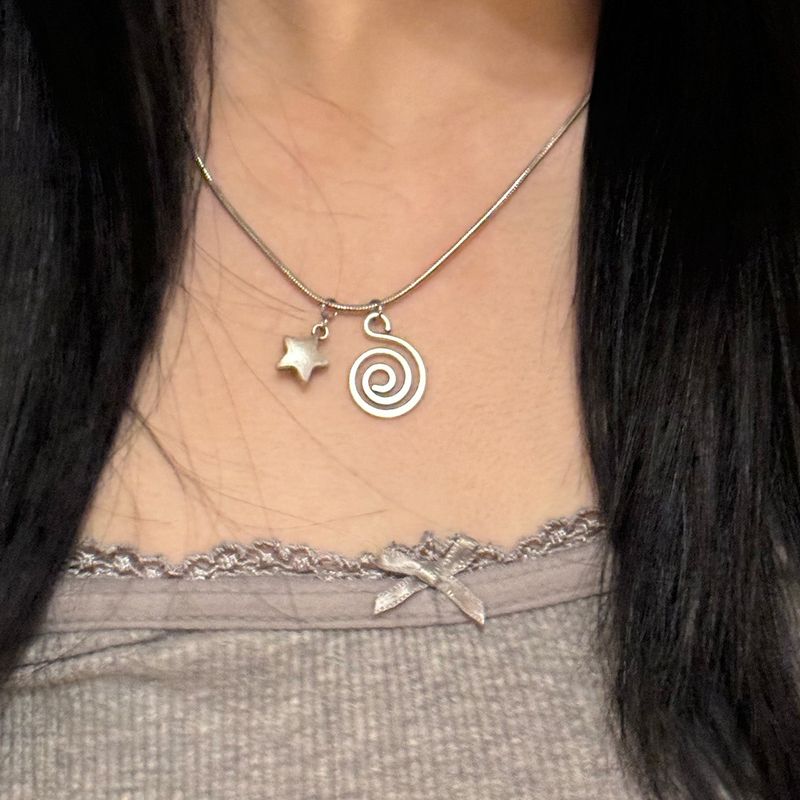 spiral star necklace