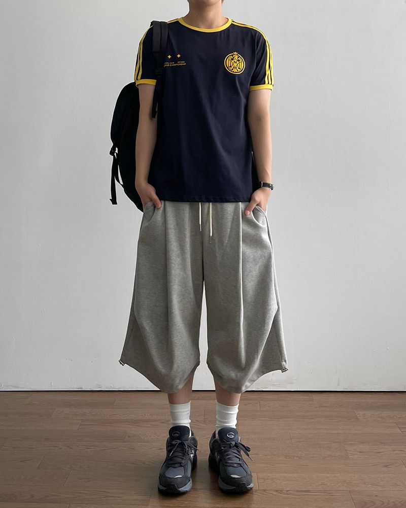 Drop Bermuda Bonded Sweatpants