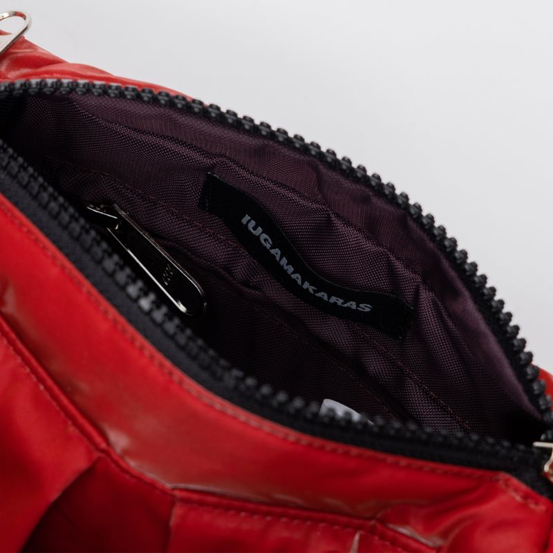 Knotted Micro Padding Bag (Glossy-Red)