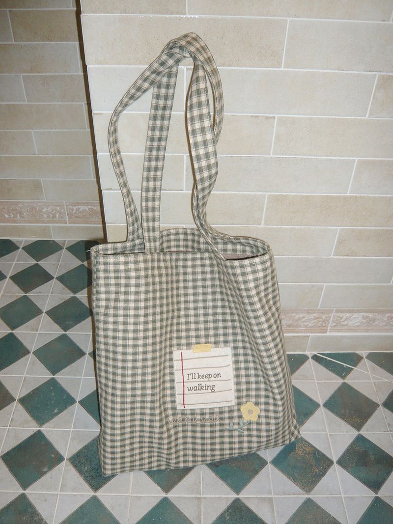 ovuni(オーブニ)の「Everyday fabric bag_I'll keep on walking()」