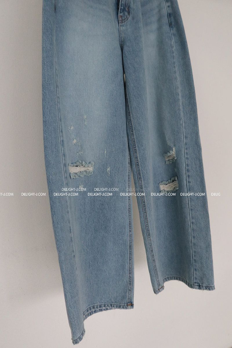 hip lettering wide jeans