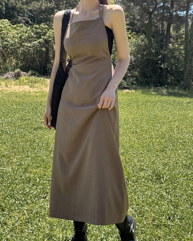 Felven bustier long dress