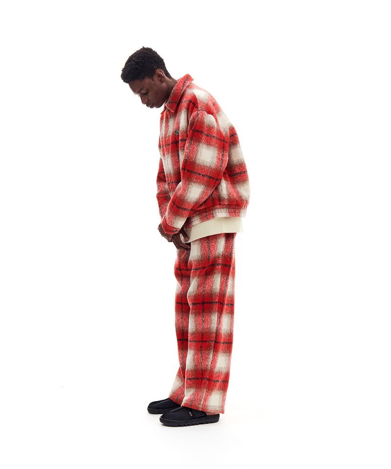 BRUSHED FLANNEL PANTS (RED)