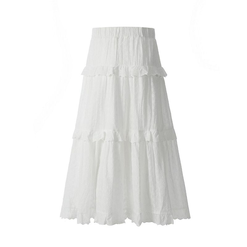Cozy&Kitsch(コージーアンドキッチ)の「Lovely Tiered Maxi Skirt 232008620(Skirts)」